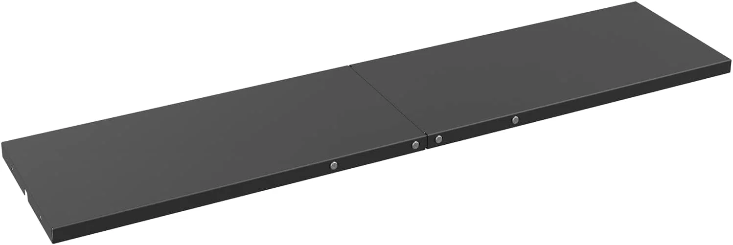 ZZM Metal shelf set for 48 cu ft sheds, front view