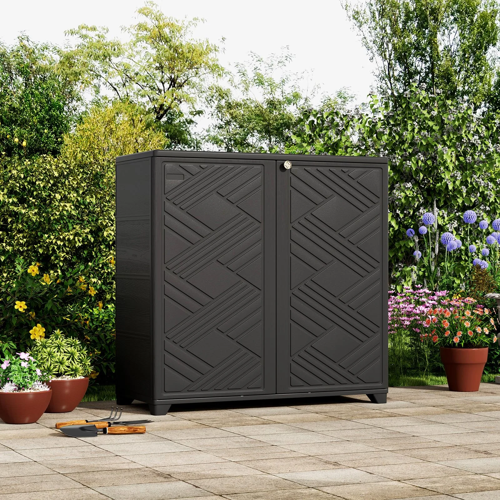 ZZM 34-inch outdoor storage cabinet, view 2